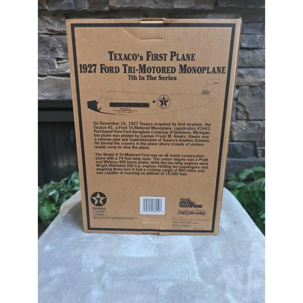 1999 Special Collector's Edition Wings of Texaco 1927 Ford Tri-Motored Monoplane